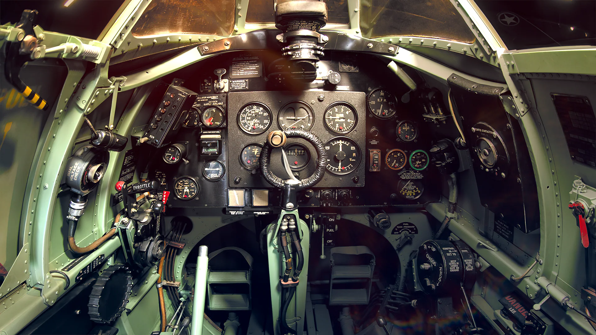 Cockpit de Spitfire - Projet personnel
